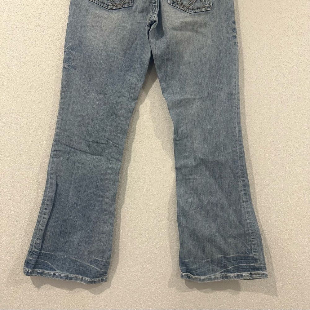 BKE Culture Bootcut Jeans Vintage Sz 28 x 31.5 Low Rise Med/Dark Wash Stretch - Picture 10 of 10